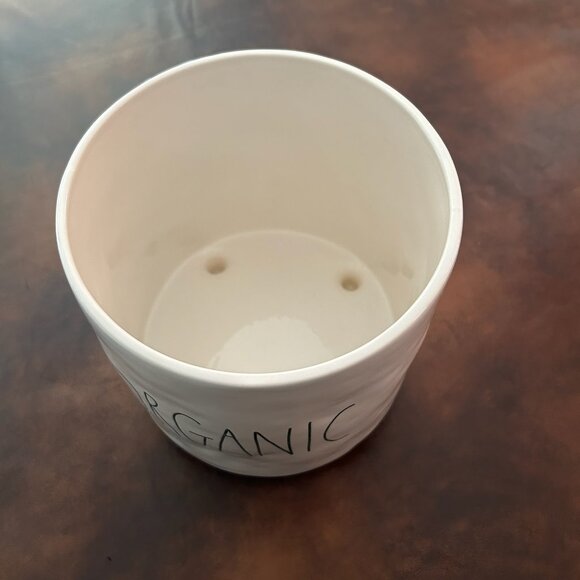 New Rae Dunn Footed Artisan Collection by Magenta “Organic" Large Flower Planter - Picture 5 of 7